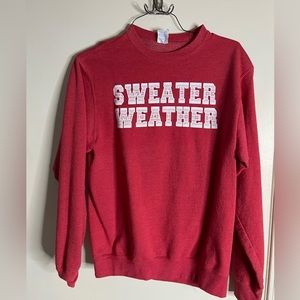 Sweater weather cozy sweatshirt